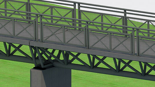 Entwurf Piusbrücke in Haselünne